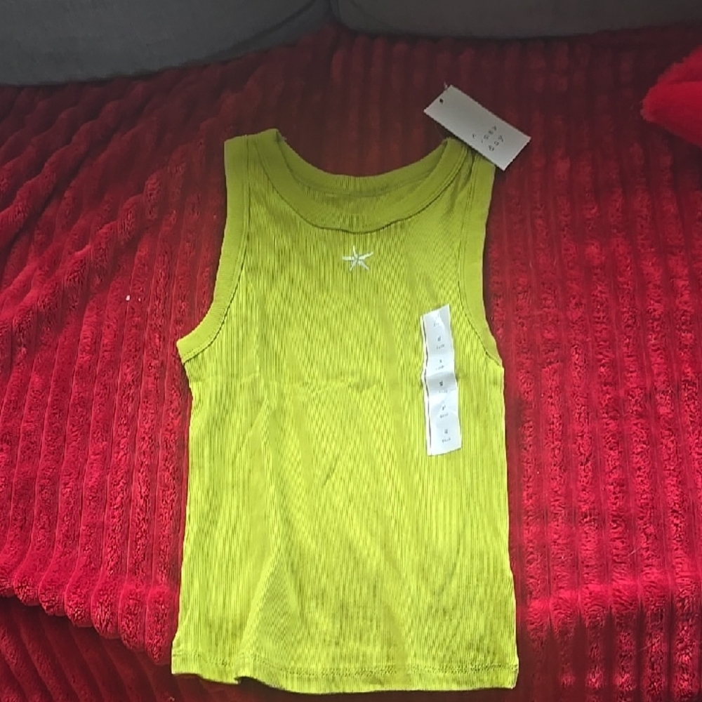 ❤️10/$10 New Green Yellow Star Tank